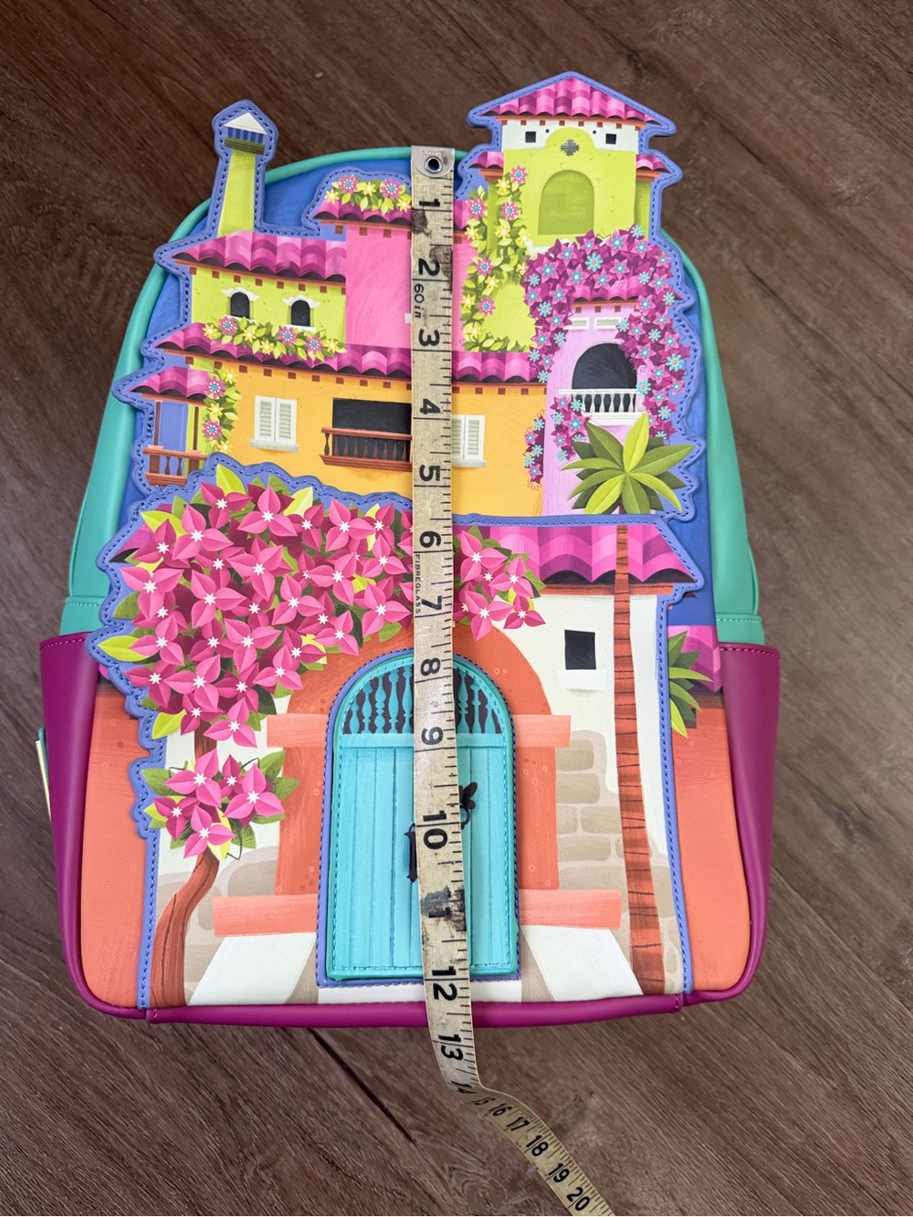 NWOT Disney loungefly Mirabel Encanto backpack house w/ loungefly dust bag - Picture 8 of 12
